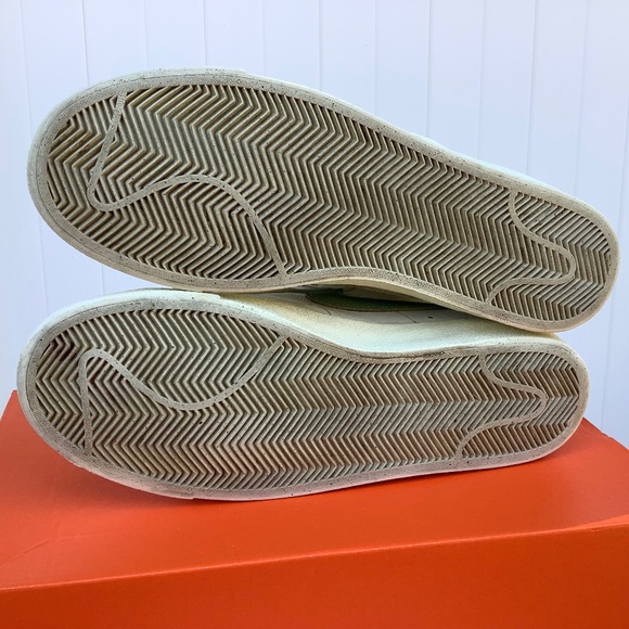 Sz 8.5 Nike Blazer '77 Premium Mid Certified Fresh - Sail Enamel Green Mens USED - Picture 7 of 9